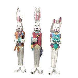 Vintage Midwest of Cannon Falls Standing Easter Bunnies Set of 3